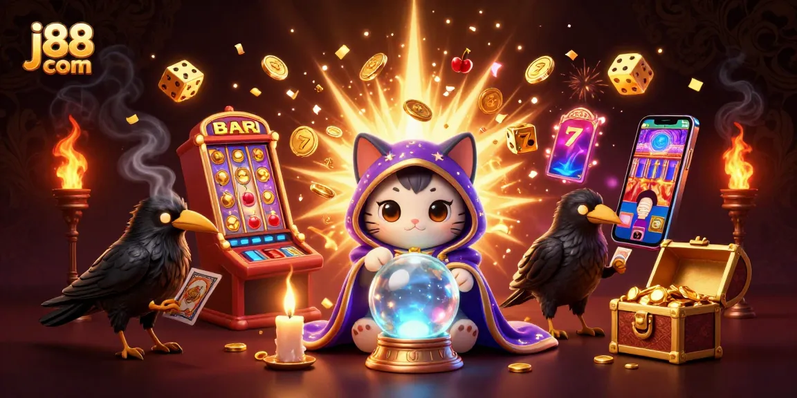 Play slots with j88 com featuring mystical elements and vibrant jackpot explosions.