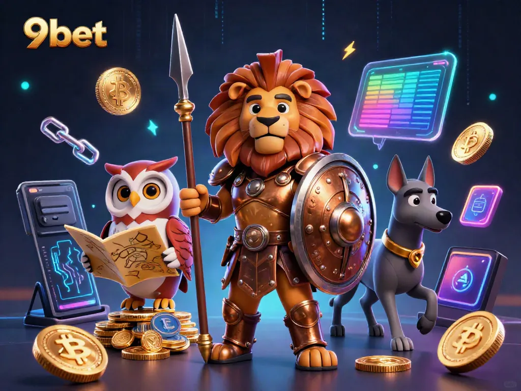 Engage with 9bet through thrilling gameplay featuring a Spartan lion, owl strategist, and greyhound messenger.