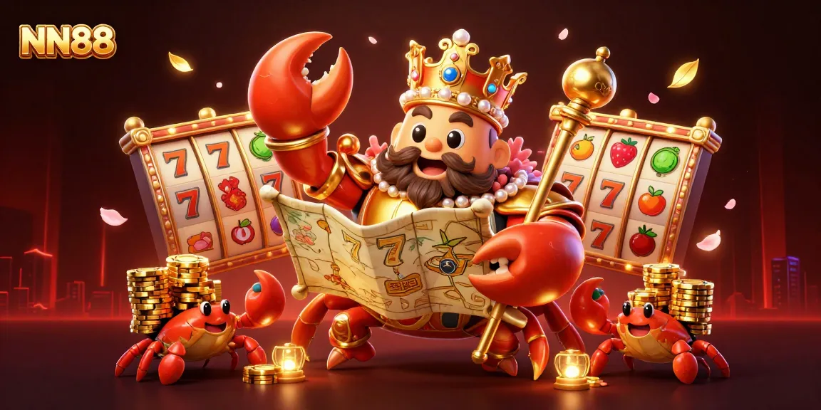 Experience exhilarating wins at NN88's vibrant casino with a golden crab sovereign and treasures.