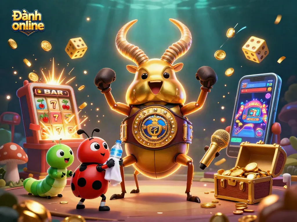 Join the excitement of Đánh đề online with this vibrant and dynamic casino scene.