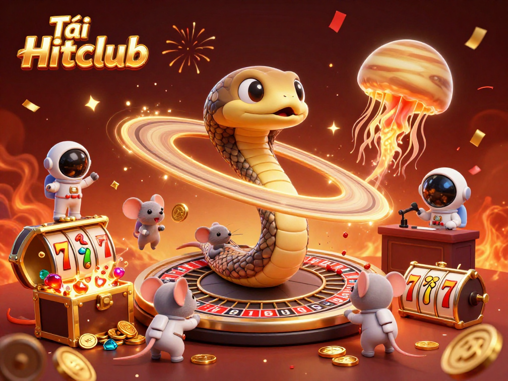 Spin the reels with Tải Hitclub in this vibrant 3D gaming universe filled with treasures.