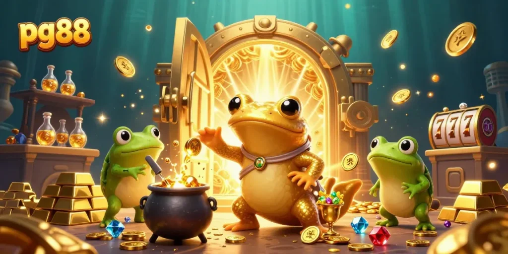 Join the excitement at pg88 with 3D alchemists creating gold coins and treasures!