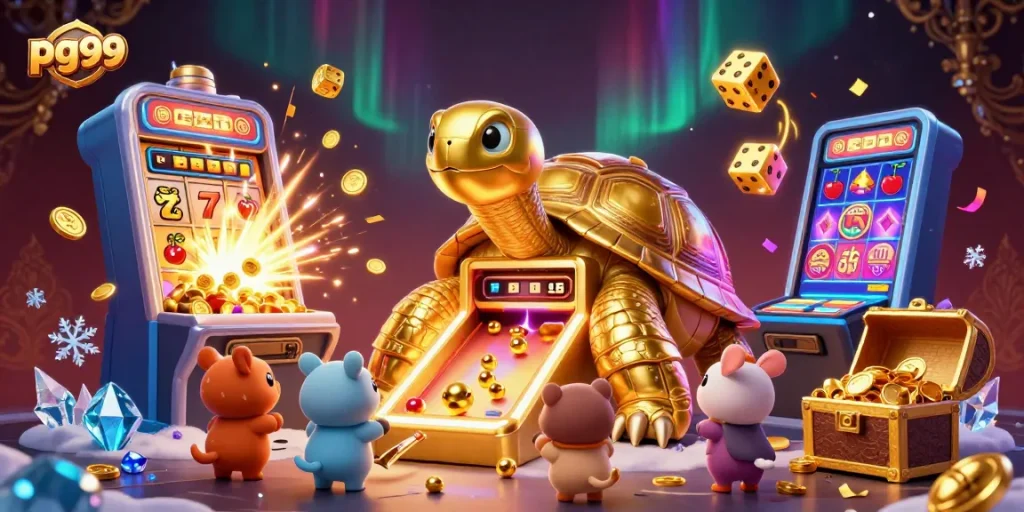 Experience the excitement of pg99 with bright casino elements and vibrant characters.